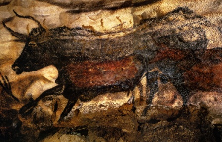 Great Black Bull from the lascaux caves by N Aujoulat 2003